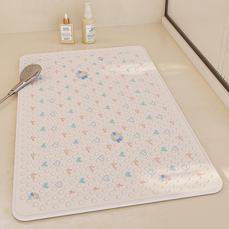 Bathroom Floor Mat Anti-slip Anti-fall Floor Mat for Household Bathroom Children's Shower Special Suction Cup Floor Mat for Bathing Can Be Waterproof