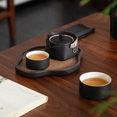 Портативный керамический дорожный чайный набор Edenus