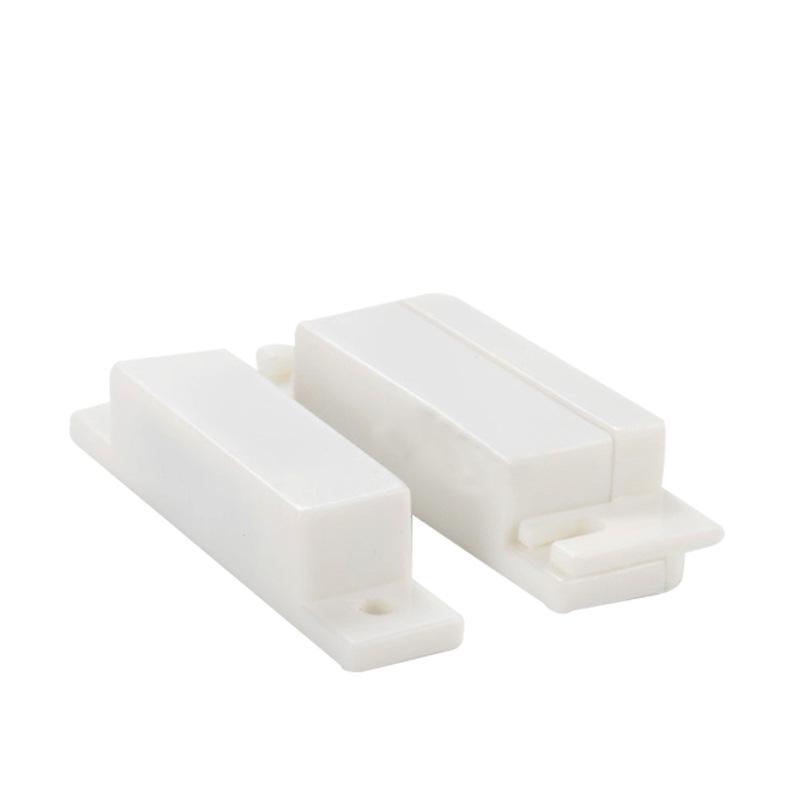 Magnetic Wired Door & Window Alarm with Adhesive, Selectable Normally Open/Closed, Anti-theft Wood Detector.