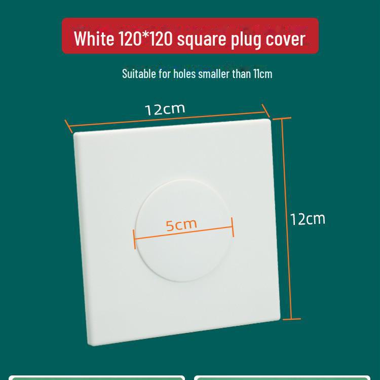 «Декоративная заглушка для отверстий в стене для труб кондиционера и крана»