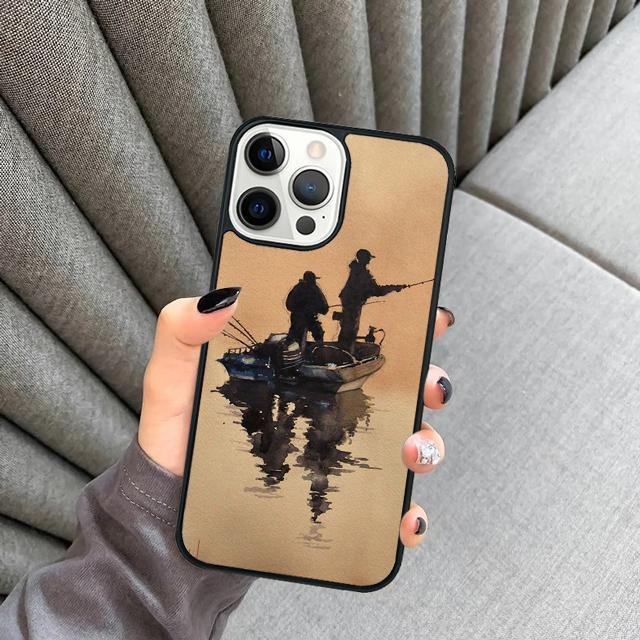 Рыбак Рыбалка Чехол для телефона Для iPhone 17 Air 16 15 14 Plus apple 16 11 12 13 Pro Max coque