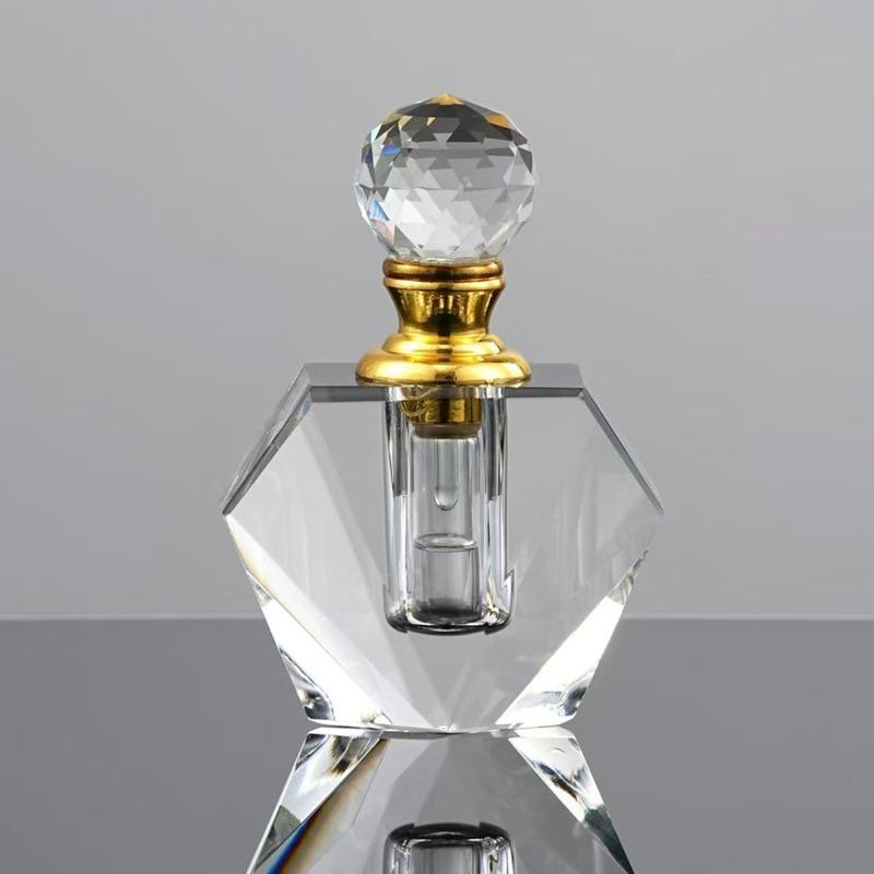 1ml crystal agarwood essential oil in separate bottles Crystal perfume bottle High grade crystal small empty bottle