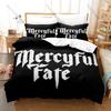 Крутой пододеяльник Mercyful Fate + 2 наволочки Melissa Винтажный Альбом Череп Полиэстер Постельное белье Декор Для Датской Блэк-метал группы F