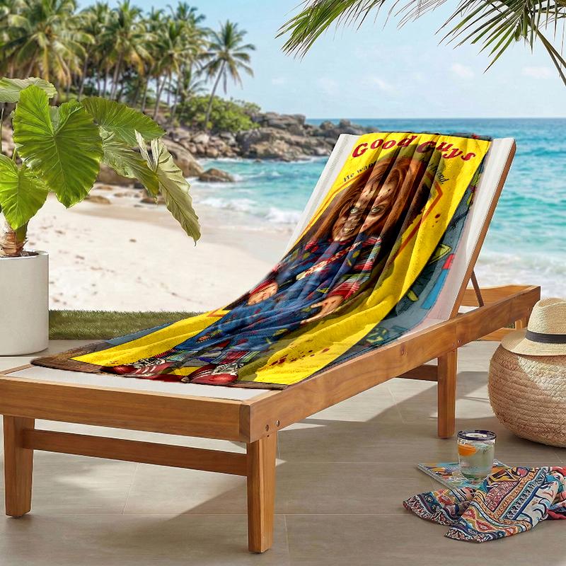 Chucky Fashion Beach Towel: Ideal for Summer Adventures Soft, absorbent and quick drying suitable for swimming and bathing