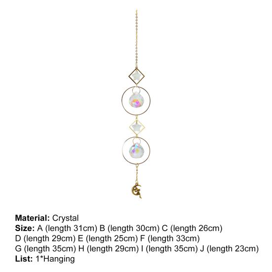 Изысканный подвесной кулон, практичный креативный многофункциональный кулон «Ловец солнца», луна, звезды, сад, искусственный кристалл