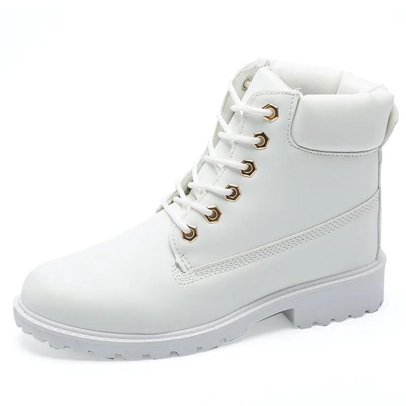 Зимние ботинки, женская обувь, кроссовки на платформе, женские зимние ботинки, женские ботильоны на шнуровке, повседневная обувь, модная обувь Botas Mujer