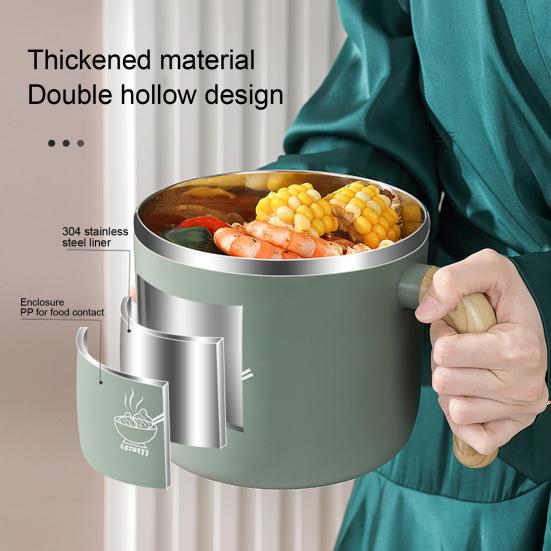 Food Container Great Insulation Heat Retention Stainless Steel Excellent Student Lunch Box Soup Cup Household Supplies