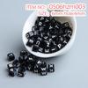 10g Pack of Flat Acrylic Alphabet Beads for DIY Children's Beading and Jewelry Keychain Accessories