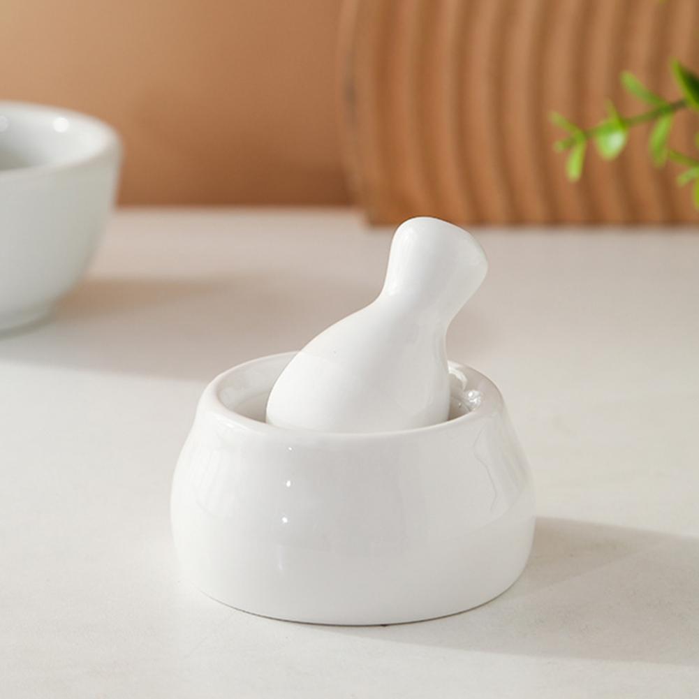 Набор керамических ступок и пестика для измельчения специй, трав и многого другого, кухонный декор, незаменимая прочная измельчитель для трав, дробилка для таблеток