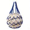 Weaving Basketball Carry Bag Multiple Colors Ball Pocket Durable Mesh Net Bag  Football Balls