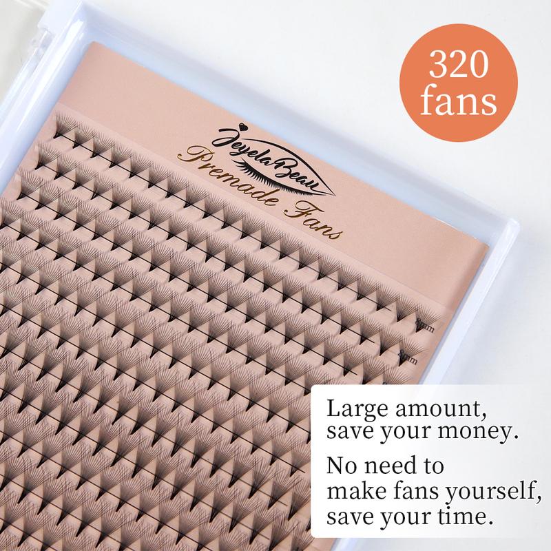 Goddess 320 Fans Premade Volume Fans 4D 5D 6D 8D 10D 12D 14D 16D 20D Individual Lashes Extension Pointy Stem Pre Made Faux Mink
