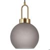 Suspension en verre - House Nordic - Luton - Boule - Ø25 cm - Cordon tissu 150 cm