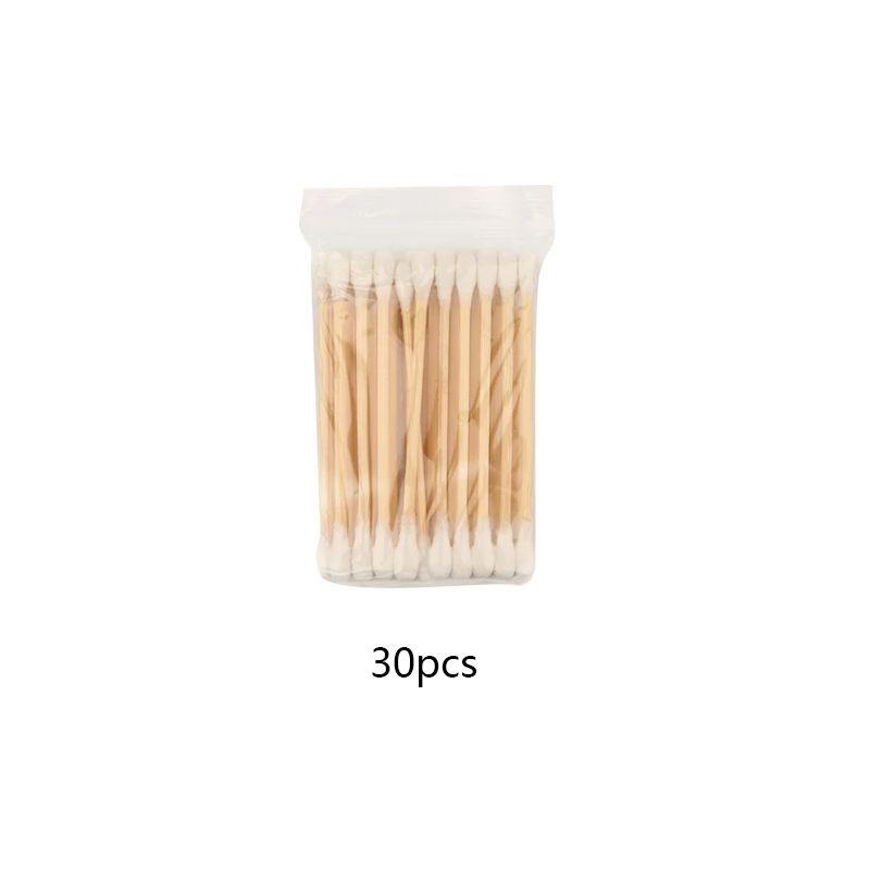 Soft And Gentle 30/100 Disposable Cotton Swab Lint Free Micro Brushes For Precise Ear Care