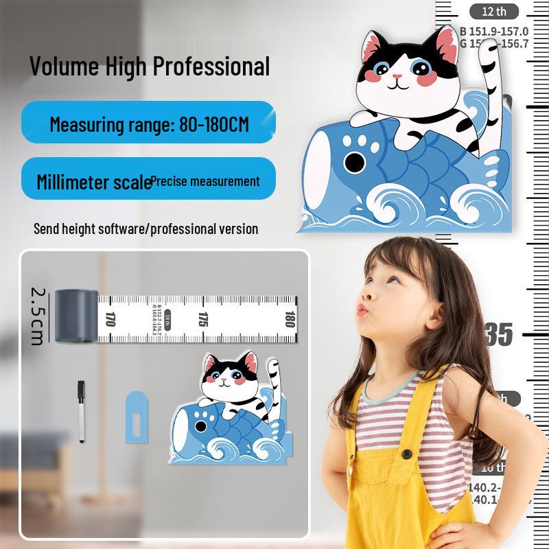 3D Giraffe EVA Magnetic Height Chart for Children's Room