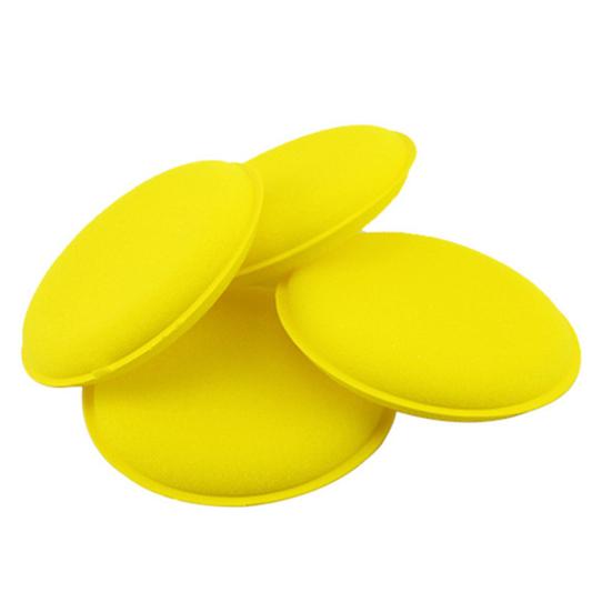 12 шт., губка для вощения, автомобильная круглая пенопластовая полировальная губка, ультрамягкая губка для ухода за воском, полировальная губка, автоаксессуары