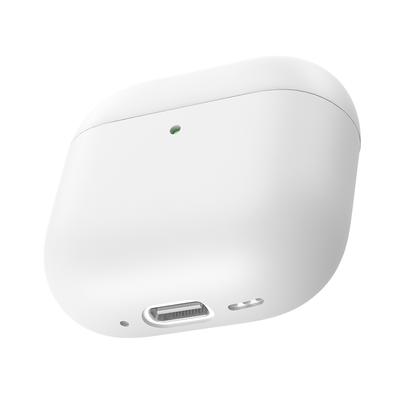 Силиконовый чехол для Airpods 4 (2024) Чехол для наушников Защитный чехол Кожа(белый)