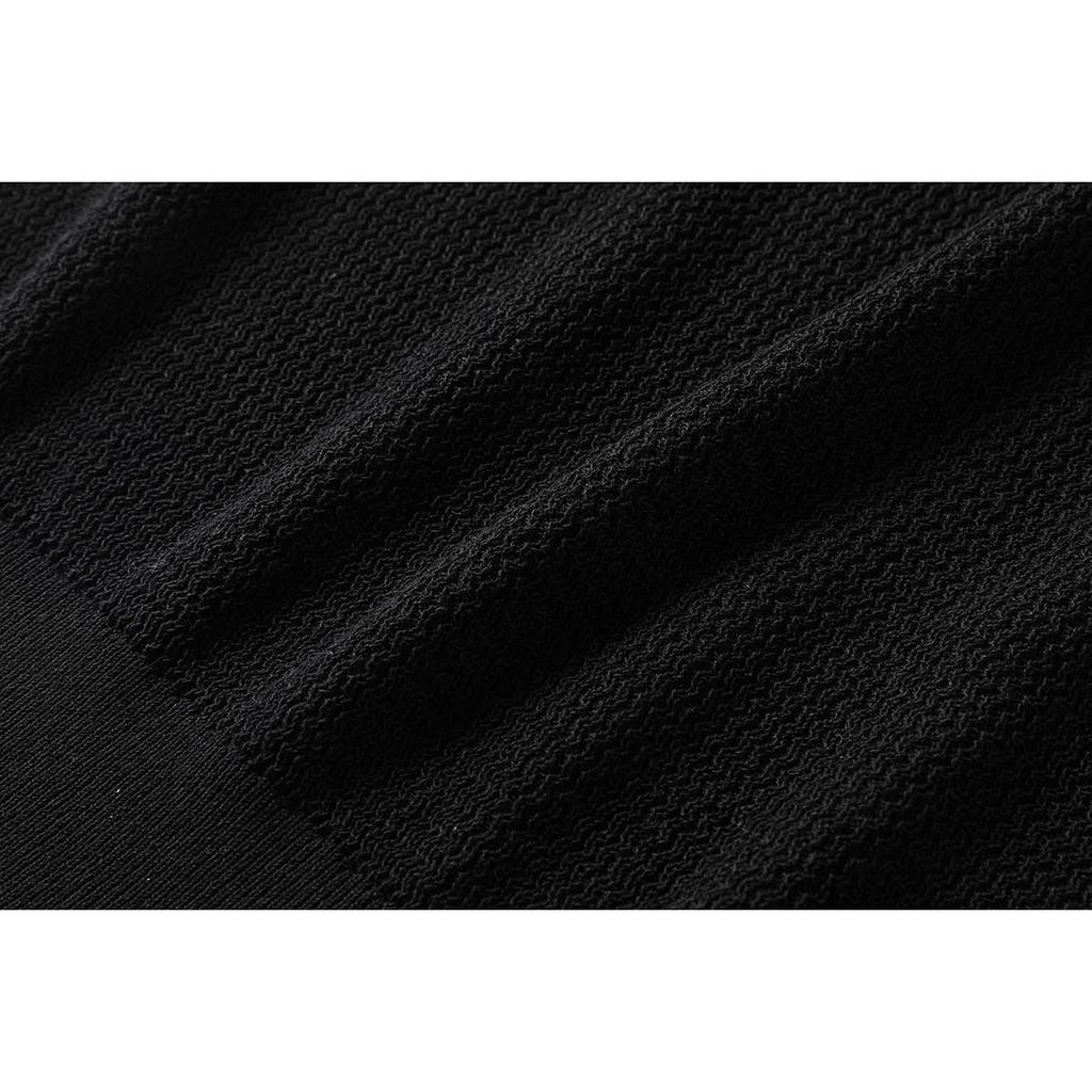 Мужская летняя ретро вязаная футболка-henley GOPUDO - Дышащий однотонный топ с коротким рукавом