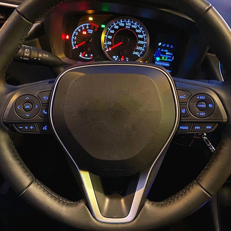 Blue Backlight Steering Wheel Cruise Control Button Switch For Toyota Avalon Camry Corolla 2019 2020 2021 2022 2023
