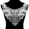 Woman's Clothing DIY Sewing Accessories Beautiful White Lace Collar Mesh Fabric Floral Embroidery Collar