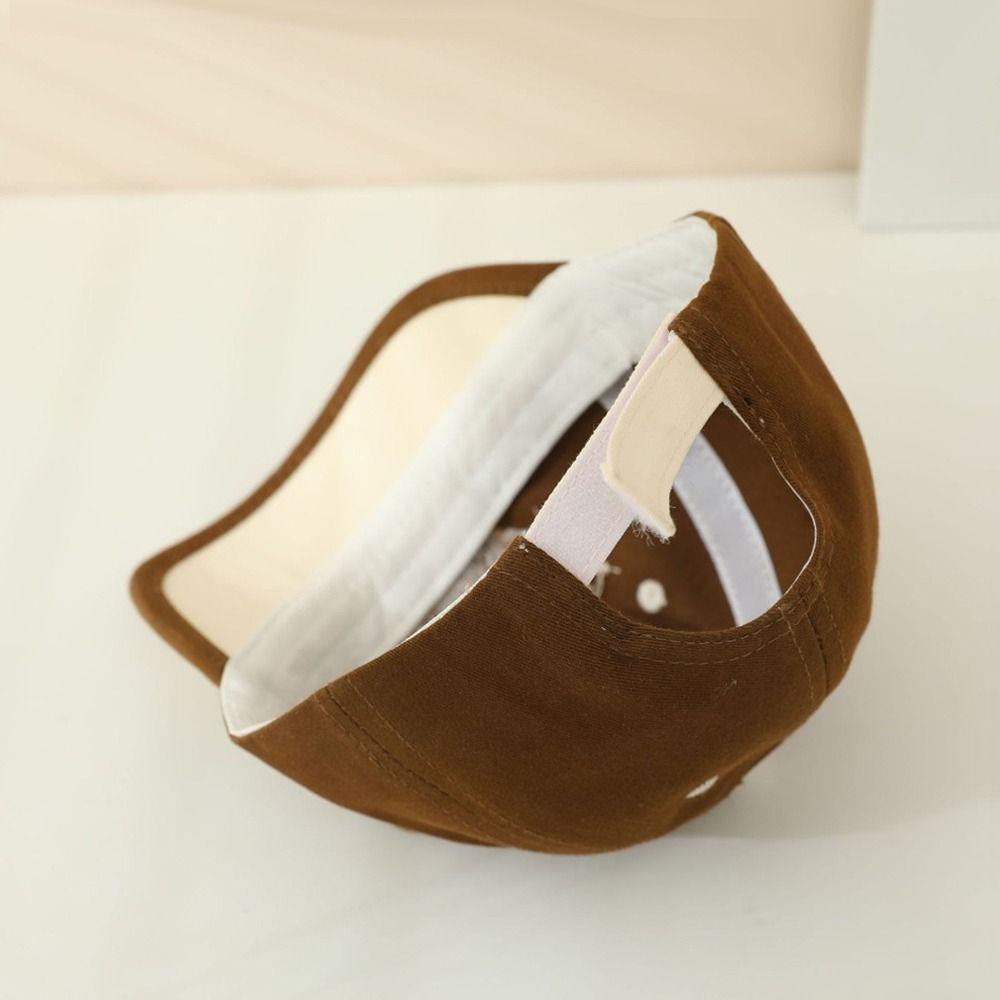 Bear Ear Baby Baseball Cap Corduroy Sun Protection Cap Boys Girls Caps Sun Hat Infant Boy Girl