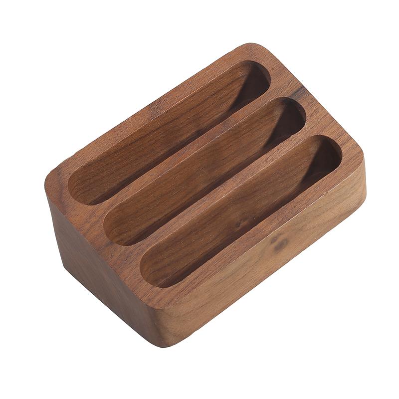 Деревянная настольная подставка для визитных карточек, держатель для заметок, ящик для хранения, деревянный органайзер для карточек для офиса