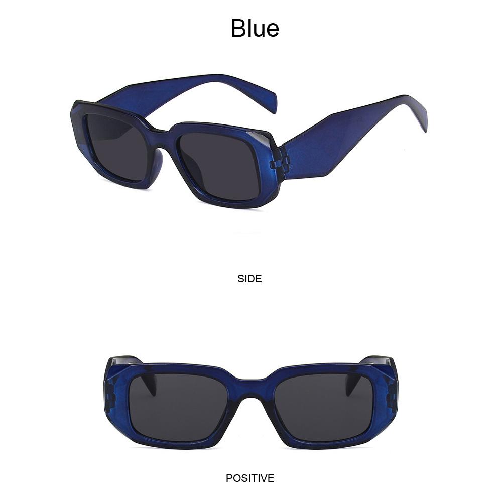 9 Colors Fashion Square Sunglasses Woman Brand Designer Personality Irregular Vintage Sun Glasses Female Travel Retro