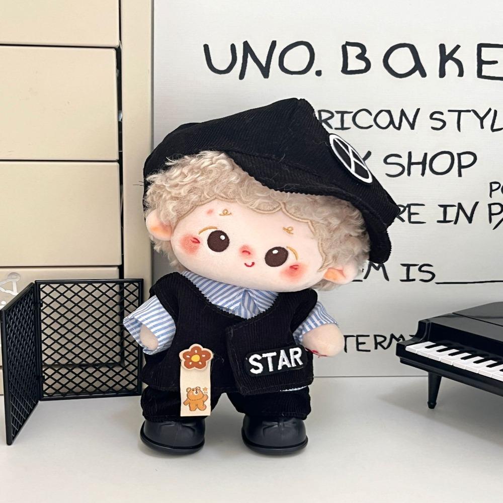 Multiple Styles Cute Outfit 20cm Cotton Doll Plush Toy Cartoon Doll Clothes Children Toys