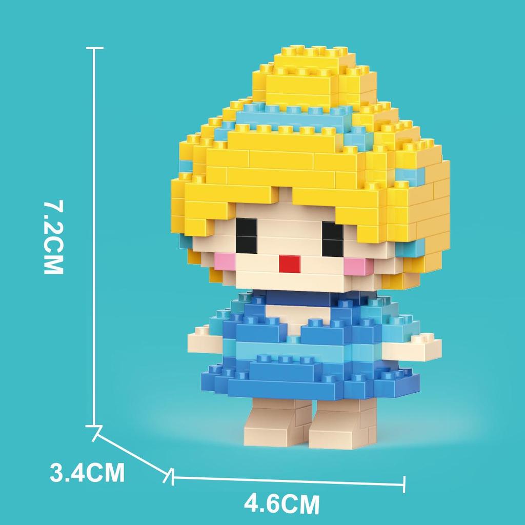 LEGO-Compatible Mini Building Blocks: Cartoon Figurines & Educational Toys