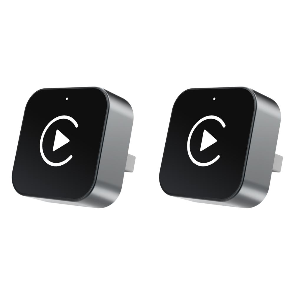 Беспроводной адаптер CarPlay Android Auto 2 в 1, CarPlay AI Box, преобразующий проводной в беспроводной, беспроводной адаптер CarPlay для заводского проводного