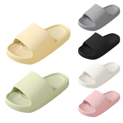 Женские мужские парные летние тапочки на толстой подошве с нескользящей подошвой для дома и улицы