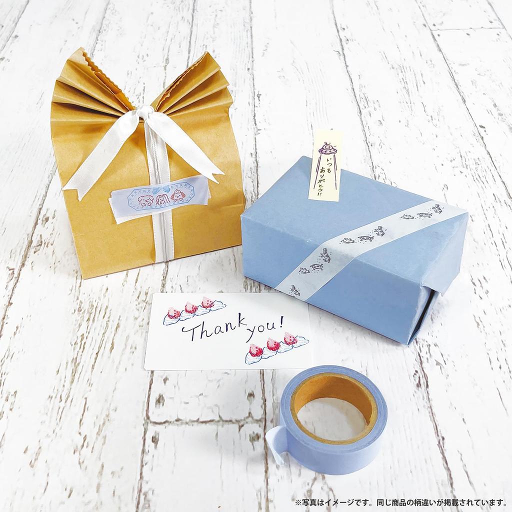 Kutsuwa Stamp Hyokkori Dog DE015J Stamp, Deco,