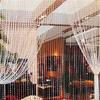 Home Decor 30 Meters Transparent Plastic Resin Beads Curtain Window Door Wedding Backdrop