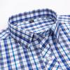 Pure Cotton Mens Plaid Shirts Long Sleeve Busienss Casual Classical Checked Design Fashion