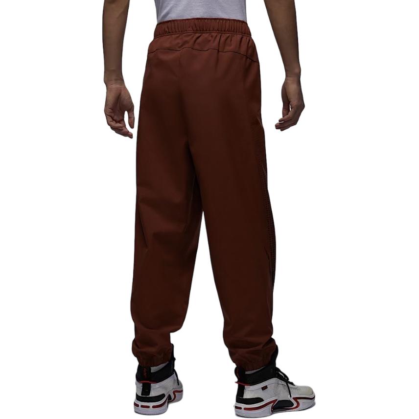 Jordan Sport Jam Логотип Повседневные Тканые Универсальные Удобные Баскетбольные Штаны Мужские штаны Коричневый Черный HF9891-231