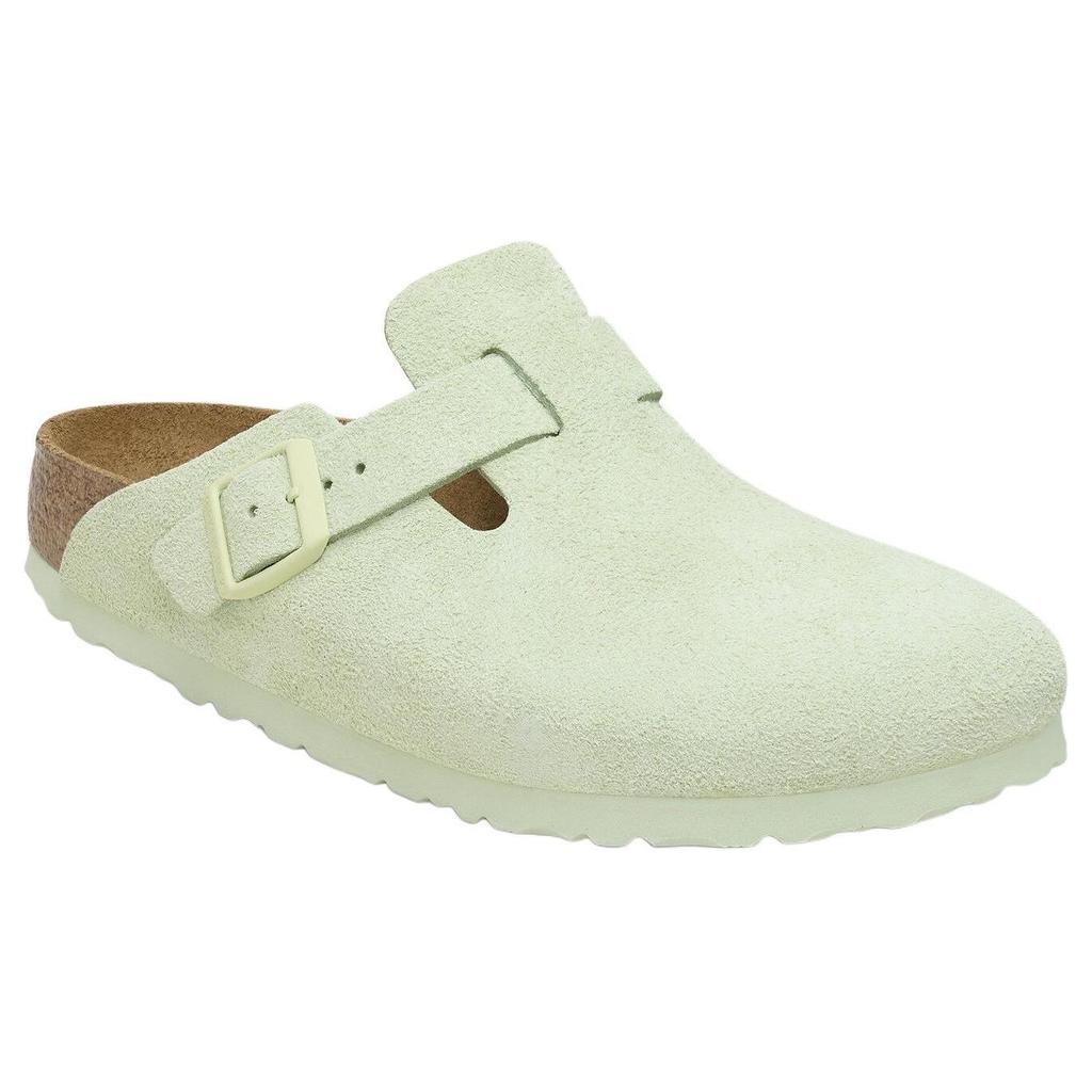 Birkenstock Бостон Мюли с мягкой стелькой и пряжкой "выцветший лайм" 1027678