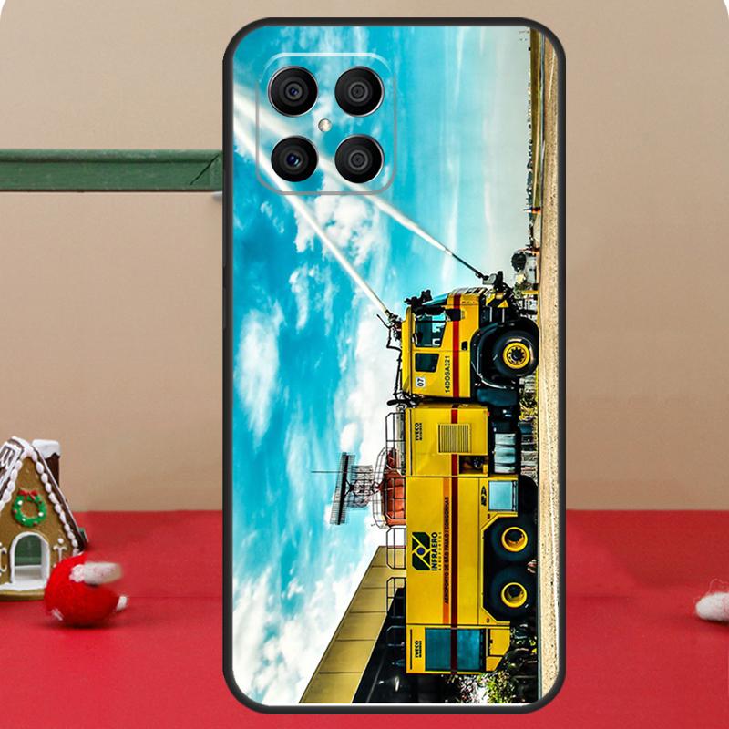 Чехол Пожарная машина для Honor Magic 7 Lite 6 8 Pro Honor 400 200 70 90 X8c X8b X9a X9b X9c X9d Win RT Чехол