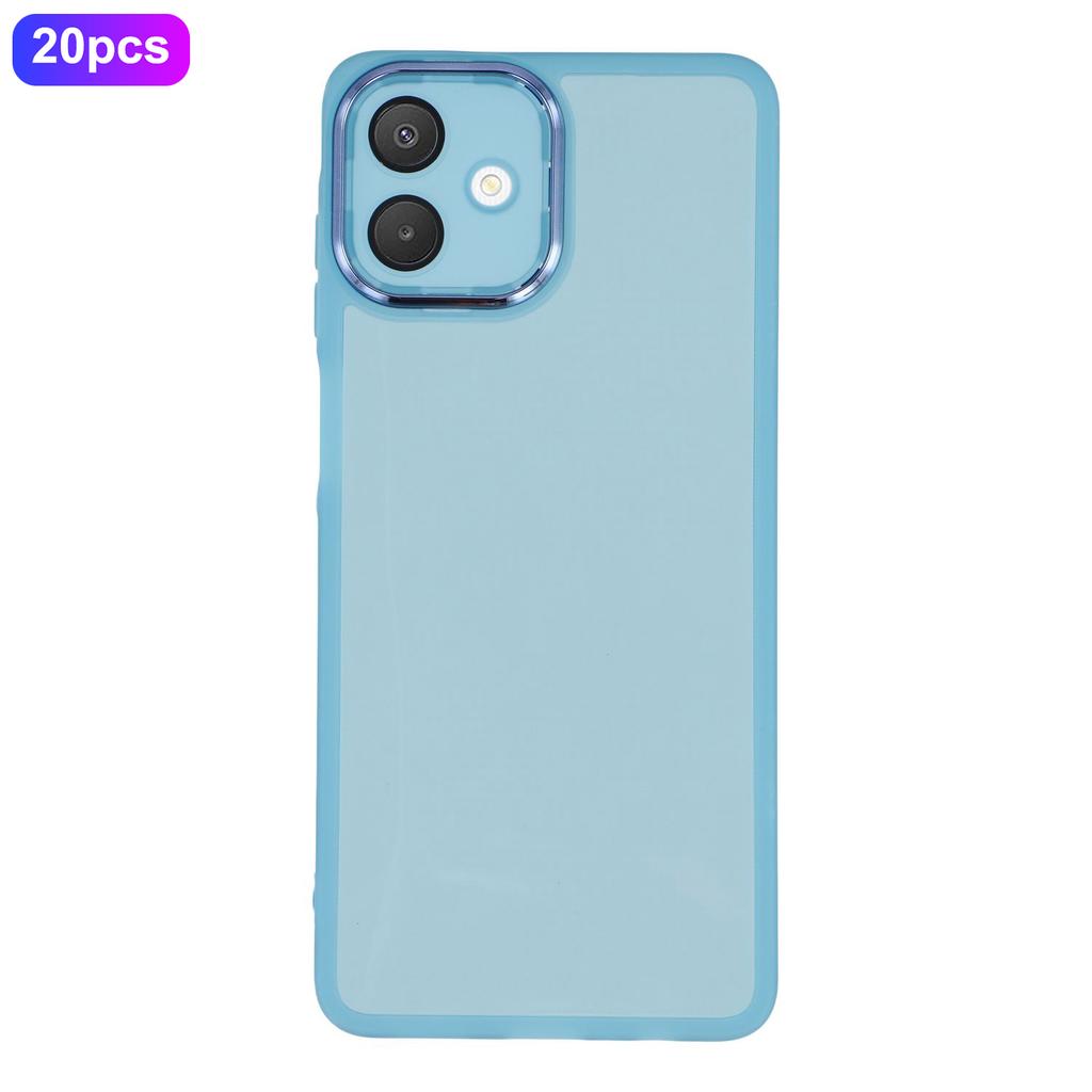 Bulk Purchasing 20Pcs For Samsung Galaxy A07 4G Case Electroplated Camera Frame TPU Phone Cover Precise Cutouts