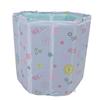 Foldable Bathtub Portable Soaking Bath Tub Ice Hot Universal for Adults Kids Year Round Use 80x65cm
