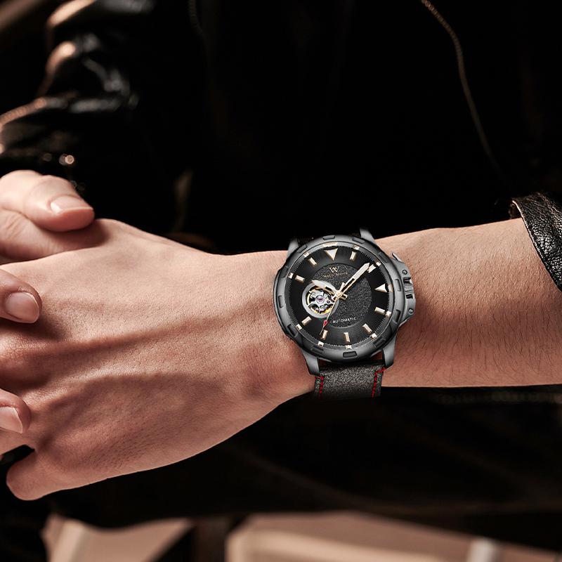 WM Watch Автоматические механические часы 50M Водонепроницаемые NH38 Автоматические мужские дайверские часы Reloj Сапфировое стекло Welly Merck WM038
