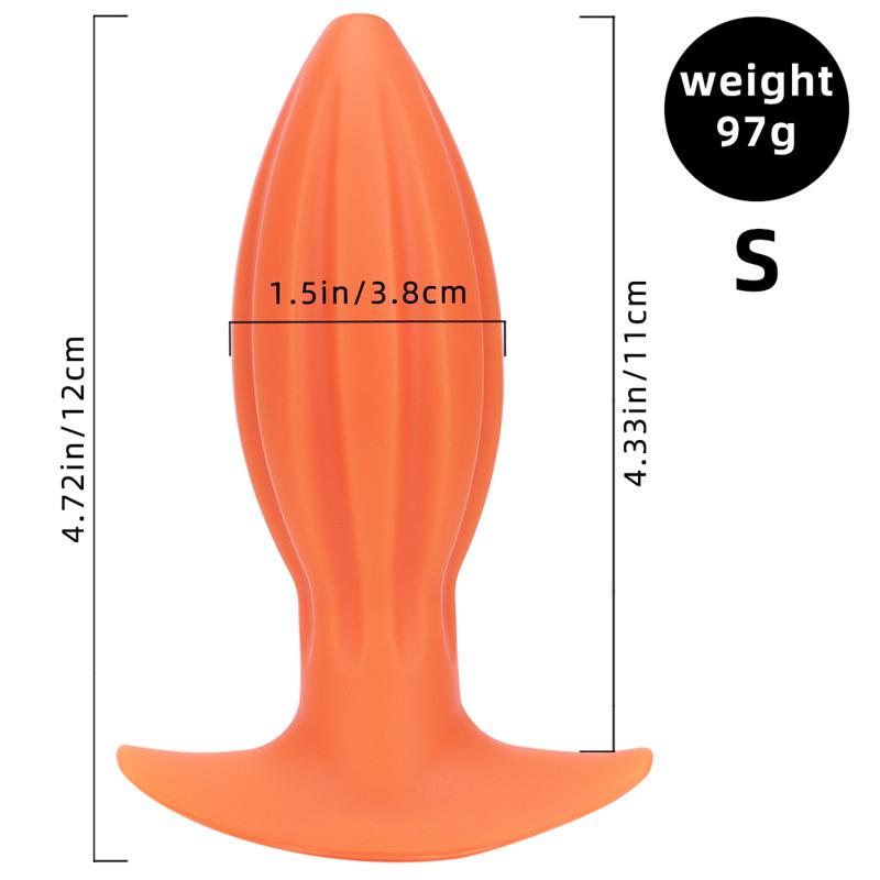 Присоска Задний Двор Большой Анальный Плаг Фистинг Тренировка Мягкое Анальное Расширение Силиконовый Увеличенный Анальный Плаг Дилдо