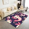 Ocean Themed Living Room Rugs for Bedroom Area Rug Octopus Decor Carpet for Boys Girls Teens Tentacles Indoor Floor Mat Black