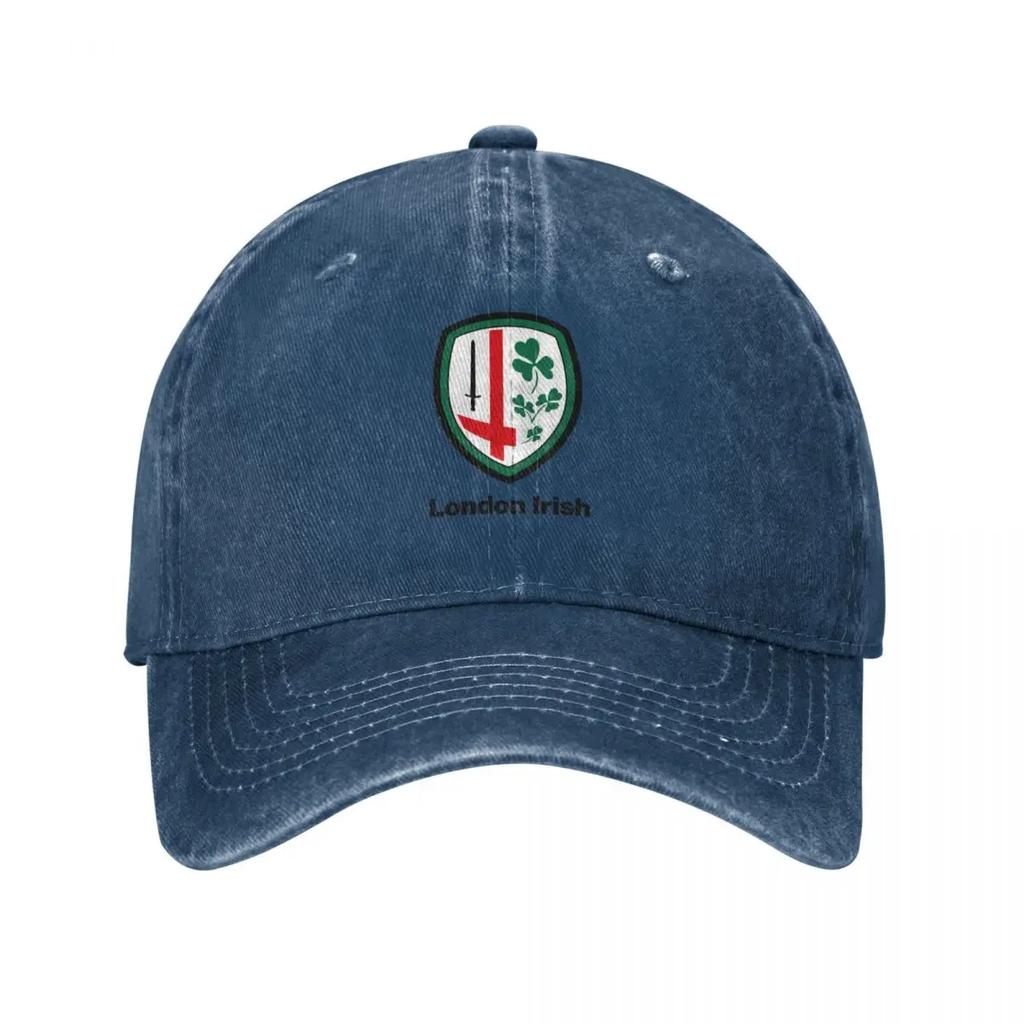 London Irish Premiership Rugby Baseball Cap Vintage black luxury Women cap Uv Protection Solar Hat For Women Unisexs