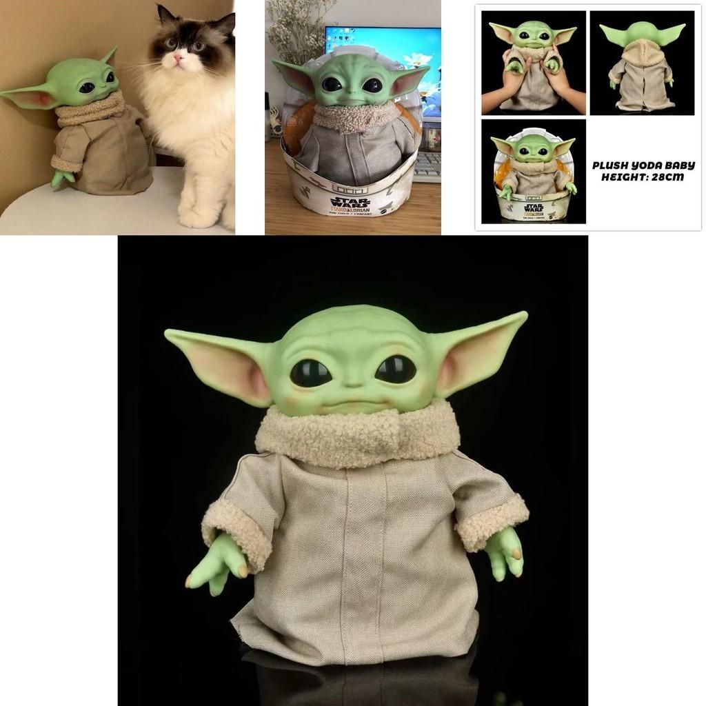 Star Wars Yoda Baby Grogu Plush Doll Exquisitely Crafted 11in Action Figure