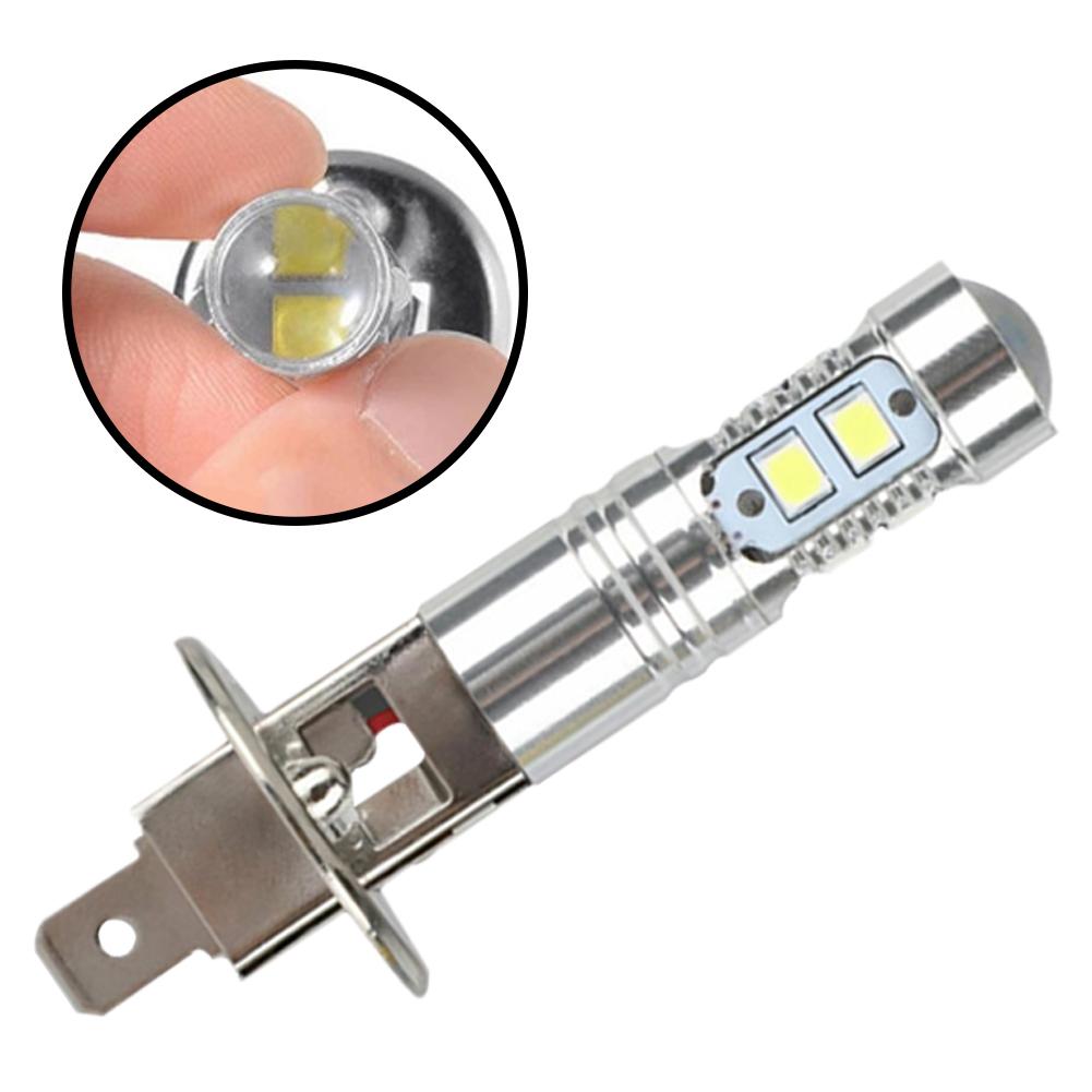 2 шт. светодиодные лампы H1 для фар 6000k 100 Вт дальнего и ближнего света для грузовиков, противотуманных фар для внедорожников, авто, белые лампы Hea F7J1