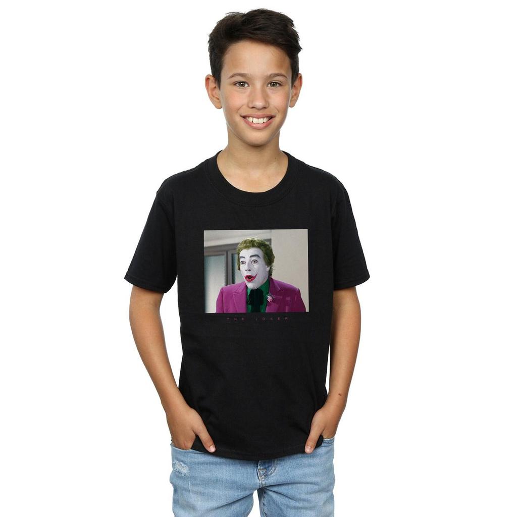 DC Comics Футболка с фотографией Джокера из сериала «Бэтмен» для мальчиков