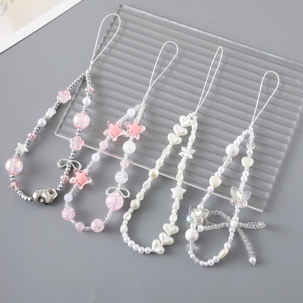 Clear Anti-Lost Phone Chain Cute Keychain Pendant Fashion Luggage Pendant