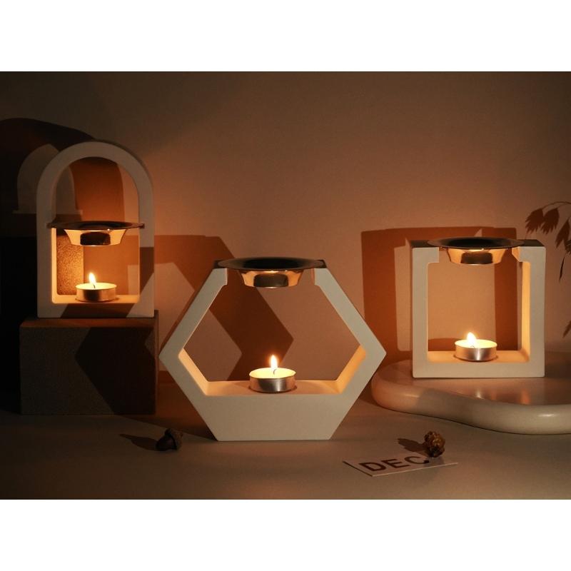 Candle Holder Mold, Irregular Shape Candlestick Molds for DIY Candle Holder Candlestick Christmas Gift Home Decor