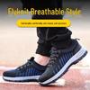 Men's Breathable Steel Toe Work Safety Shoes