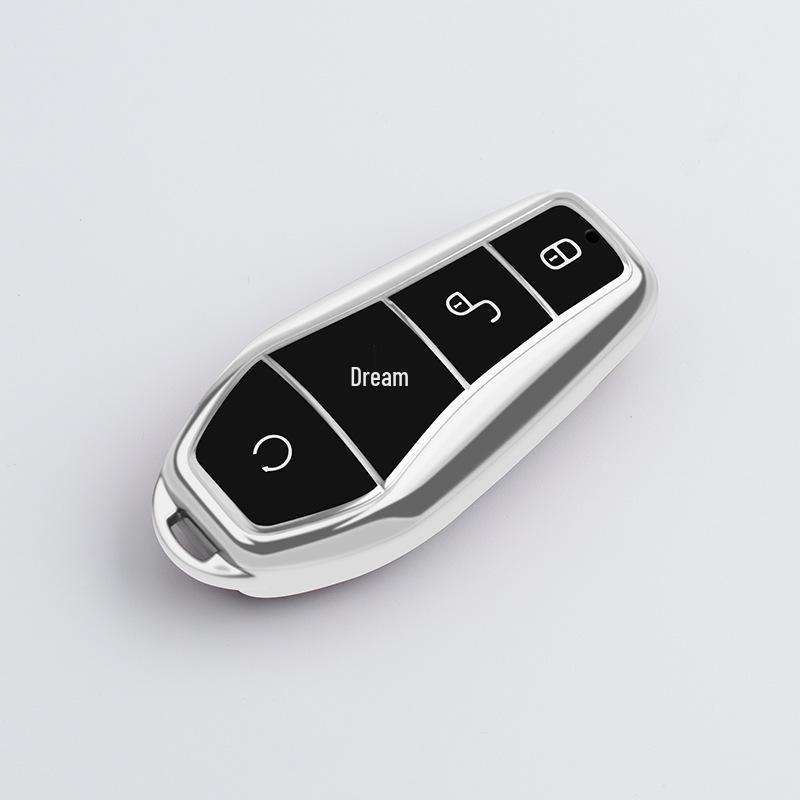 BYD Key Case for 21 Qin Plus DMI, D1, E2, E3, Yuan Pro EV - Unisex Car Bag Buckle Shell.