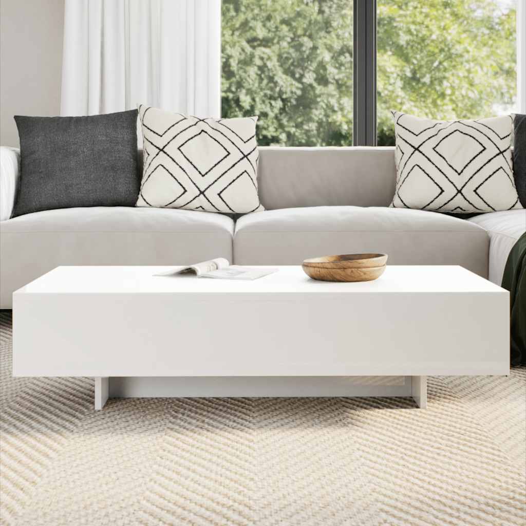 Glossy White Coffee Table